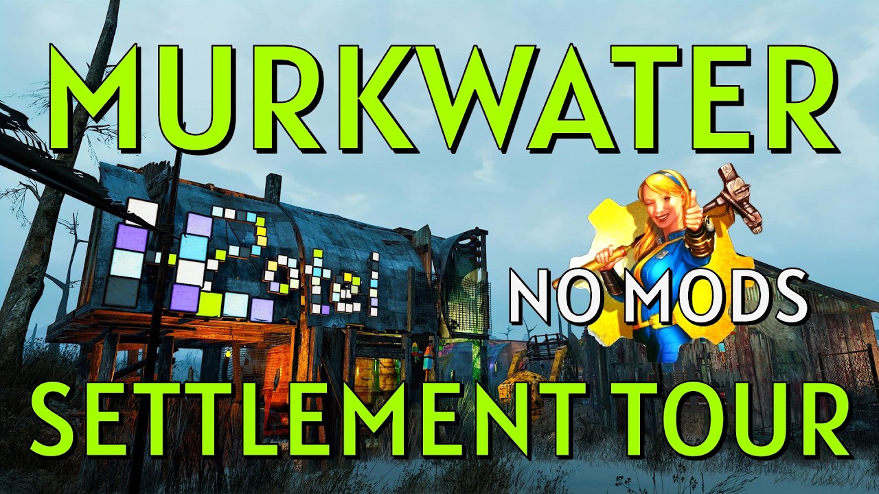 Murkwater Construction Site Full Settlement Tour [Ep. 50] no mods