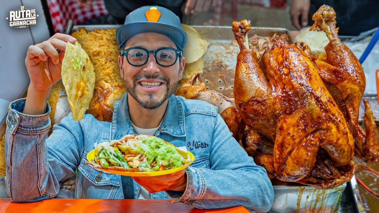 PAVO CON MOLE EN LA MERCADO DE LA MERCED 