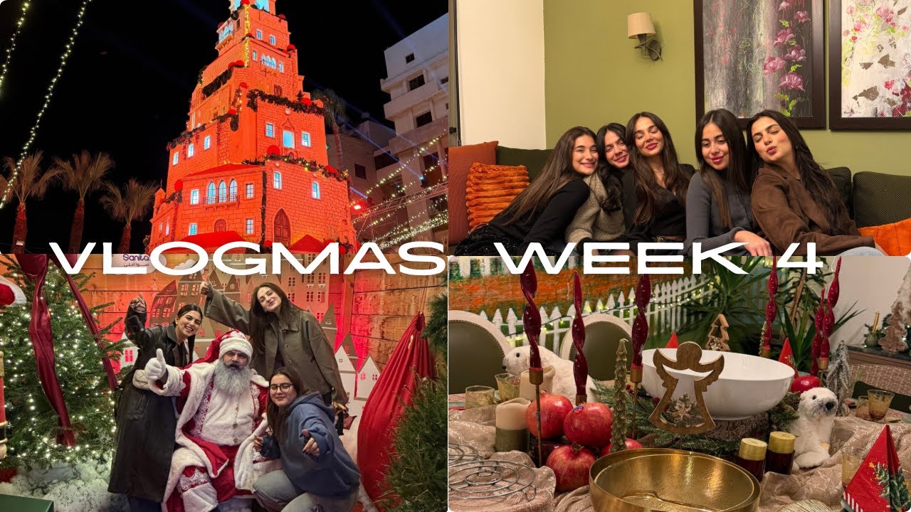 VLOGMAS WEEK 4 | Secret Santa, Christmas Dinners, Buche De Noel🦃❤️🧑‍🎄