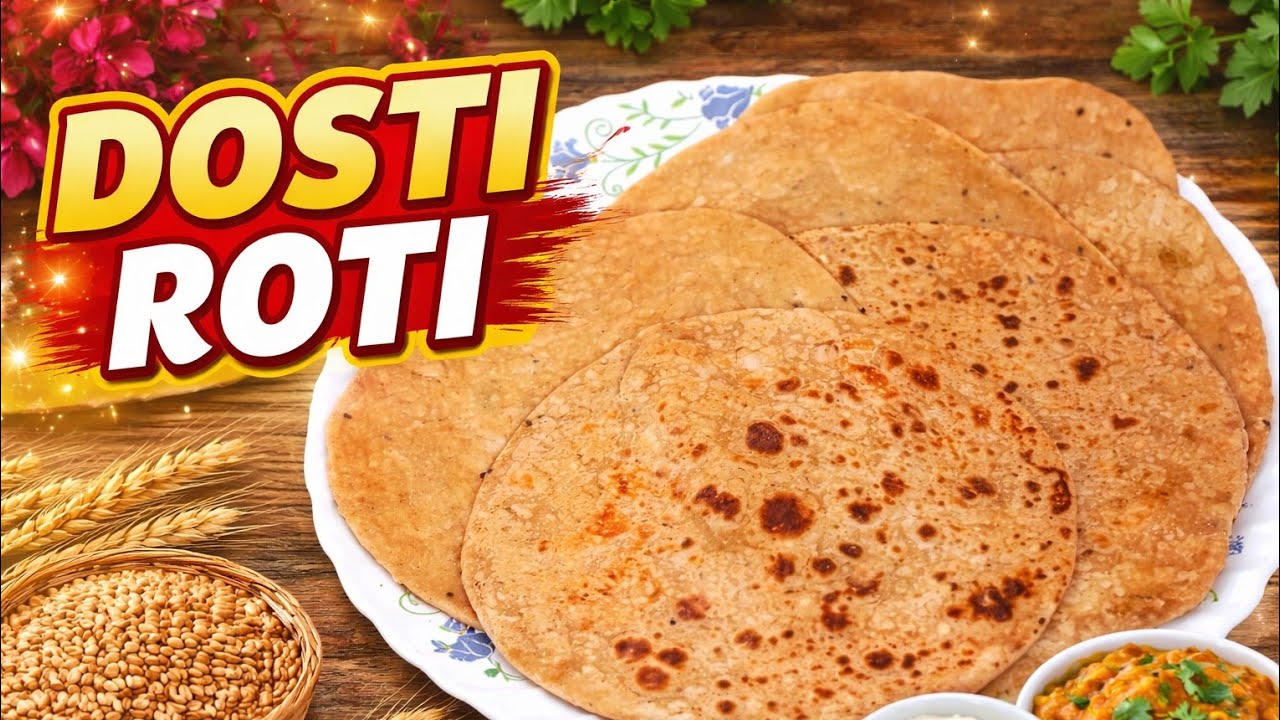 Dosti Roti Recipe 🧑‍🤝‍🧑 With Emotional And Love 💕