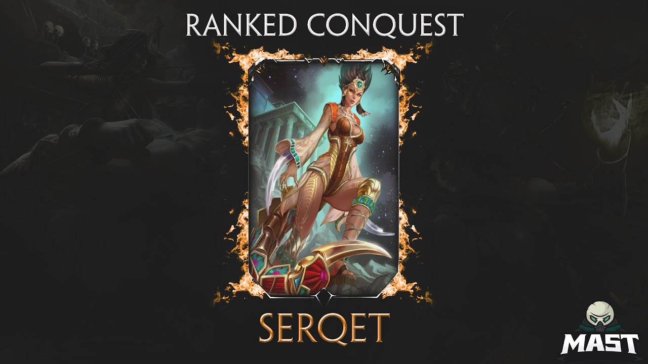 SMITE Diamond 1 Ranked Conquest - Serqet Jungle | IS SHE TWO!?