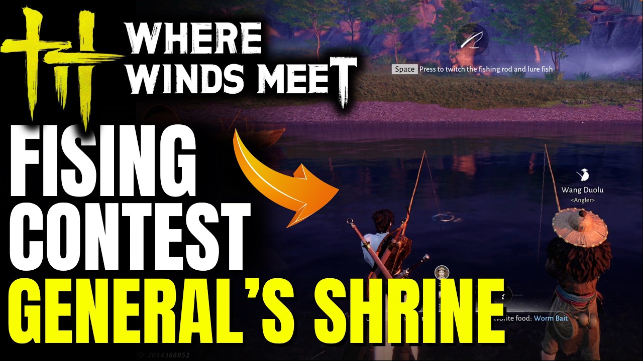 How To Win The Fishing Contest General's Shrine | Where Winds Meet
