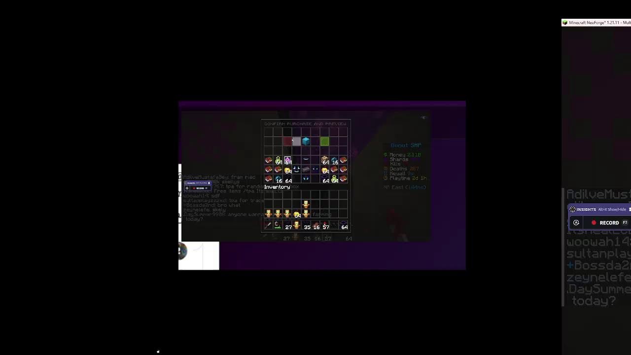 live 2b loot dorp DonutSMP