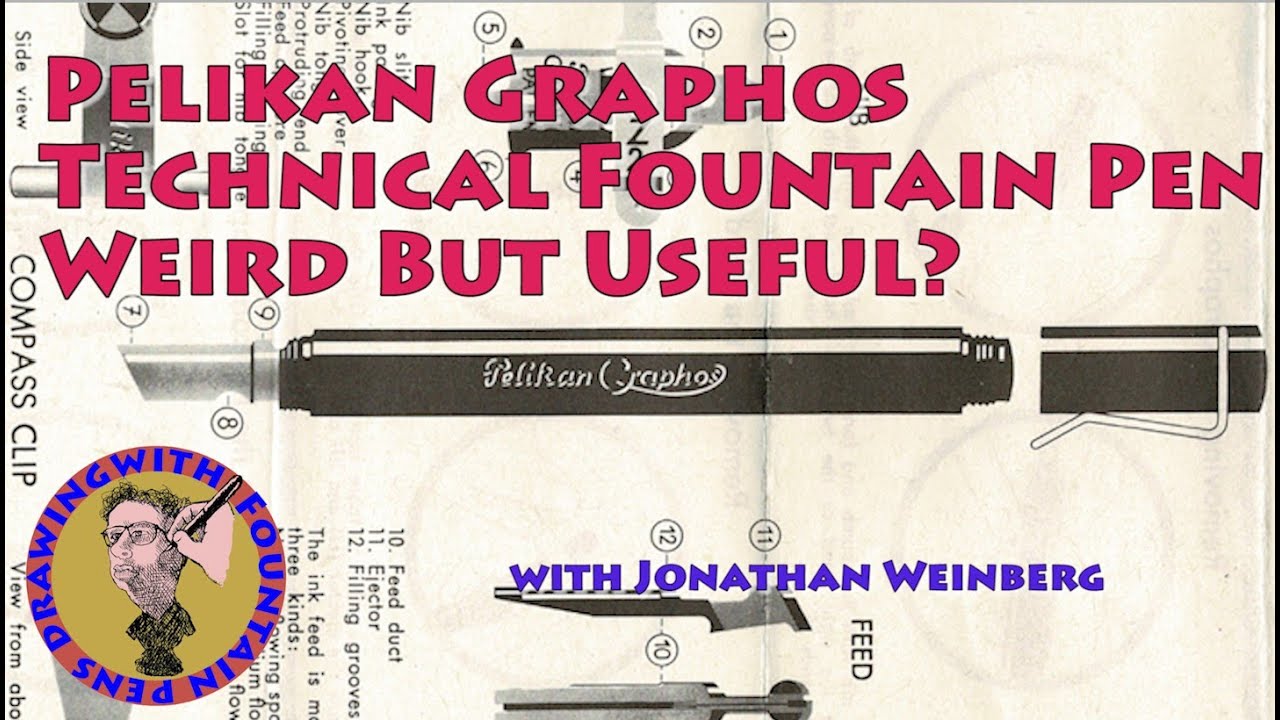 Pelikan Graphos Technical Fountain Pen: Weird but Useful? #fountainpens #technicalpens #pelikanpens