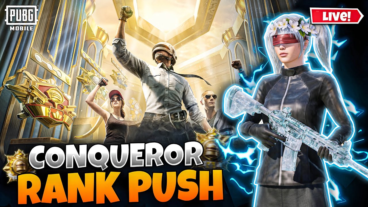 S28 CONQUEROR RANK PUSH | PUBG MOBILE 🔥