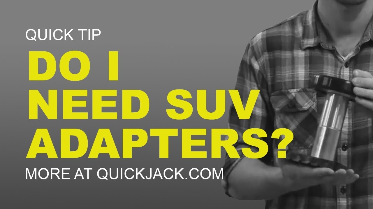 Do I Need a QuickJack SUV/Truck Adapter Kit?