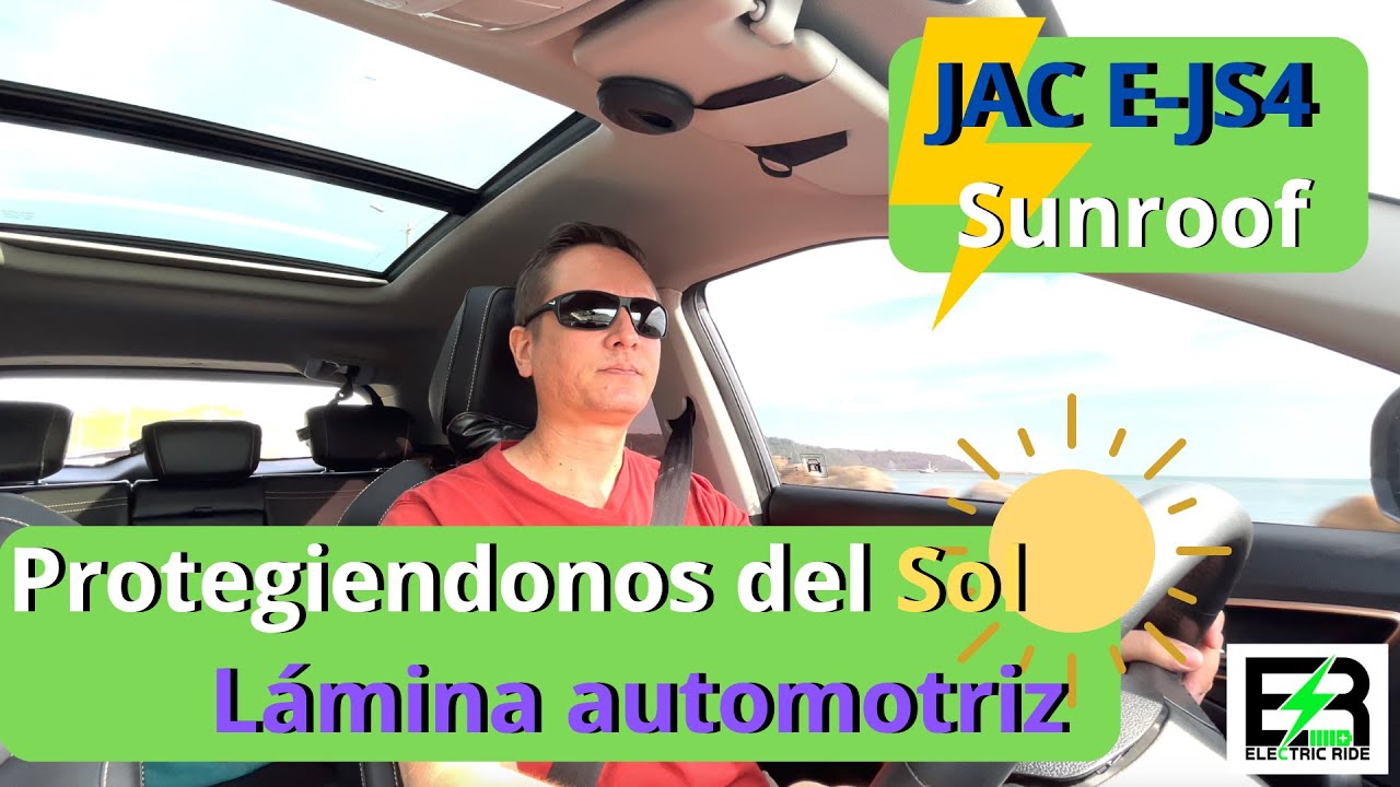 Protección para el Sunroof del EV | Crystalline 3M | Autoglass Tec | JAC EJS4