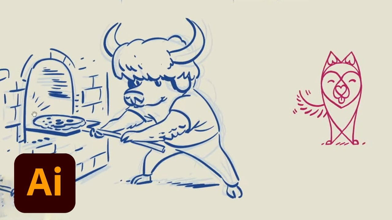 Draw Along with Kyle T. Webster - Heart Dog | Adobe Creative Cloud