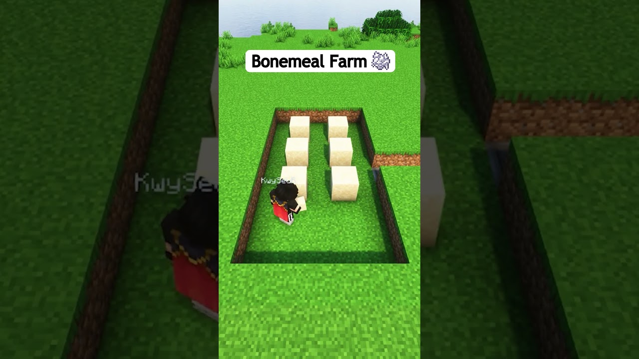 Best Automatic Bonemeal Farm #shorts