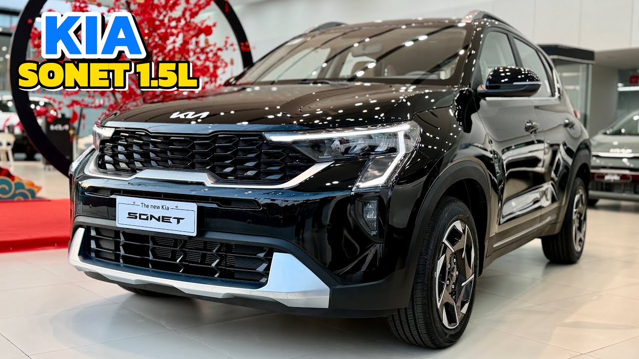 2026 KIA Sonet 1.5L - The Best $26500 Comfort SUV Black | Luxury Interior Panoramic Sunroof !