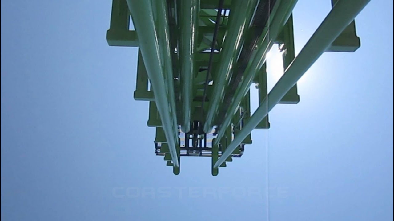 Голиаф, переднее сиденье, поездка, HD POV, Six Flags, Новая Англия