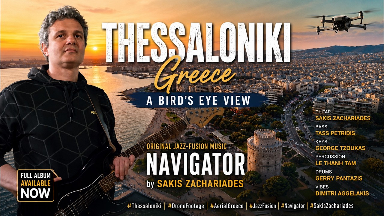 Thessaloniki City  (aristotle university of thessaloniki &   City Center  ) by Drone