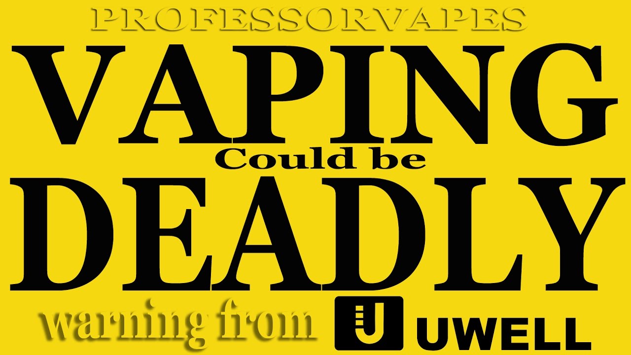 Vape Warning ceramic could be deadly warning from uwell to all vapers