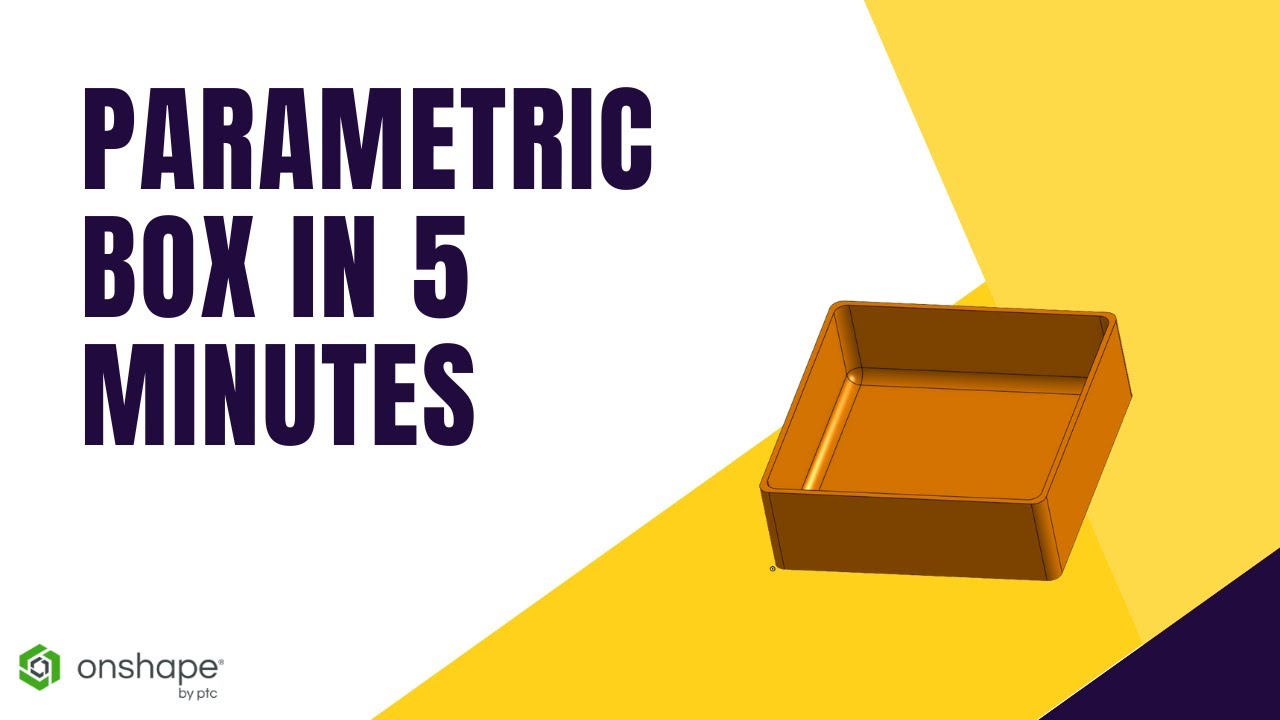 How to Make a Parametric Box in Onshape | Beginner CAD Tutorial