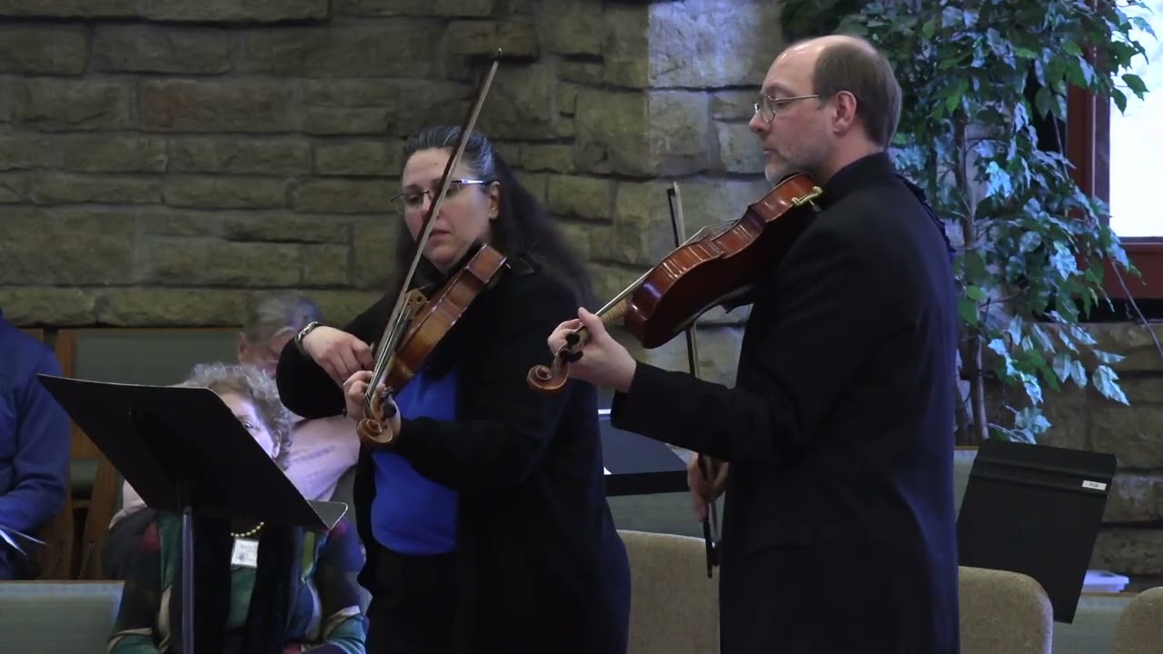 BATC 2026: Nancy & Steve Kerr, violas, play Wilhelm Friedemann Bach's Duet for 2 Violas in G Major