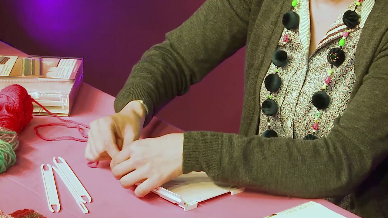 CLOVER - Démonstration mini-métier à tisser - Plateau TV - Pour l'Amour du Fil 2017 (FR)