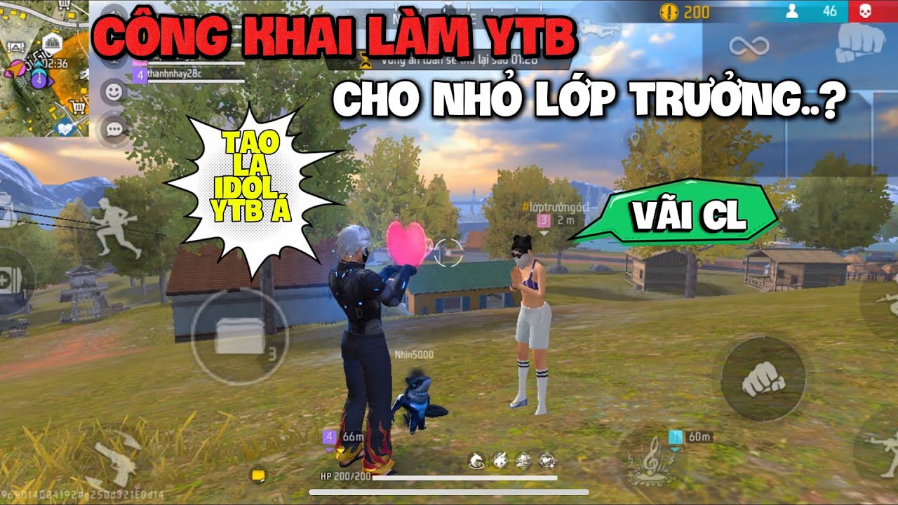 Free Fire | Quyết Định Công Khai Làm YTB Cho Nhỏ Lớp Trưởng ..? | Kan GM