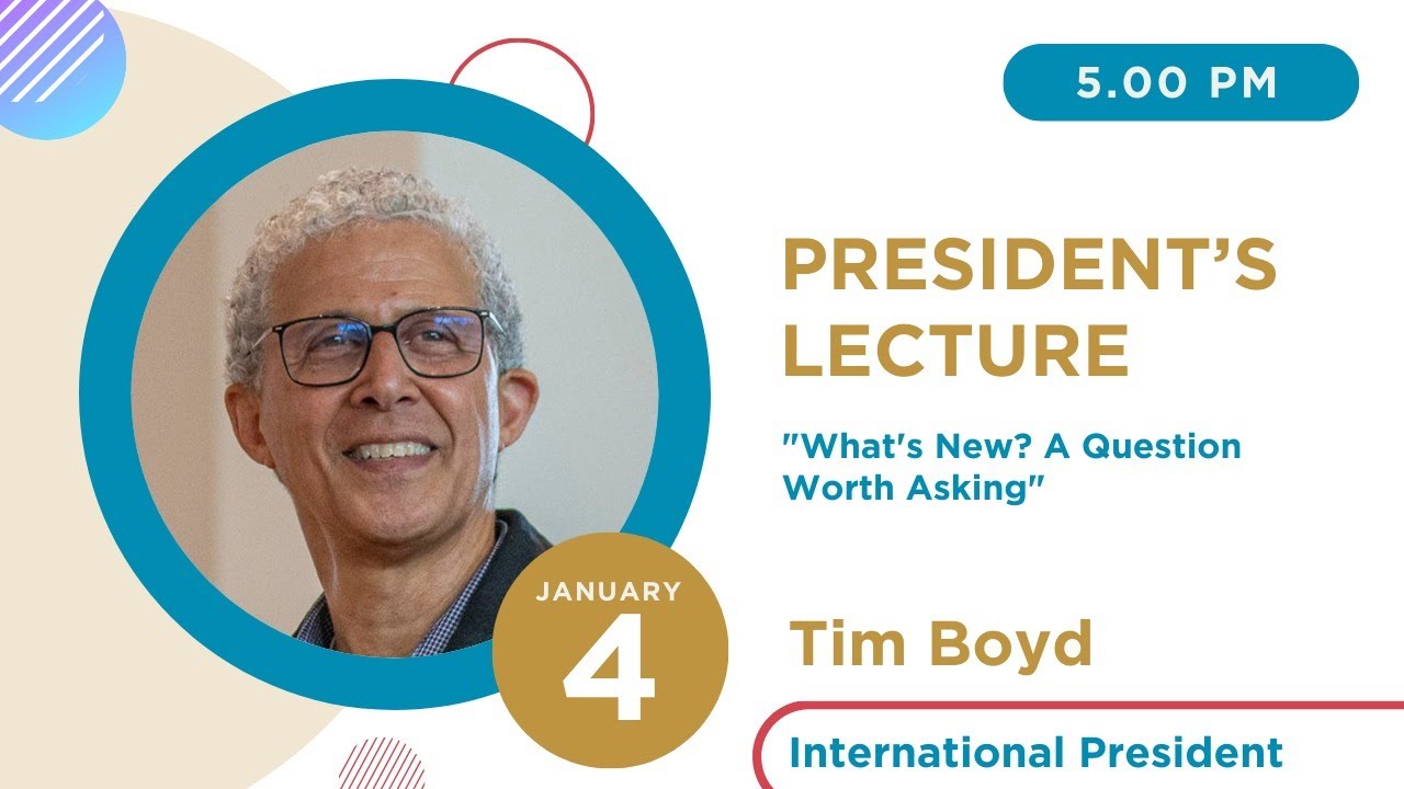 *PRESIDENT'S LECTURE 