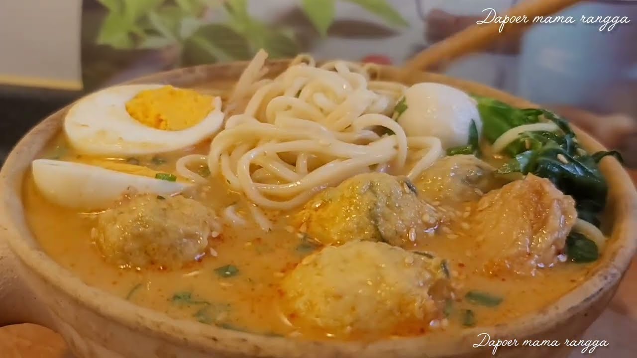PEDAS ENAK KUAHNYA BEREMPAH !! MIE RAMEN KUAH TERI !! BAHAN EKONOMIS  TANPA DAGING