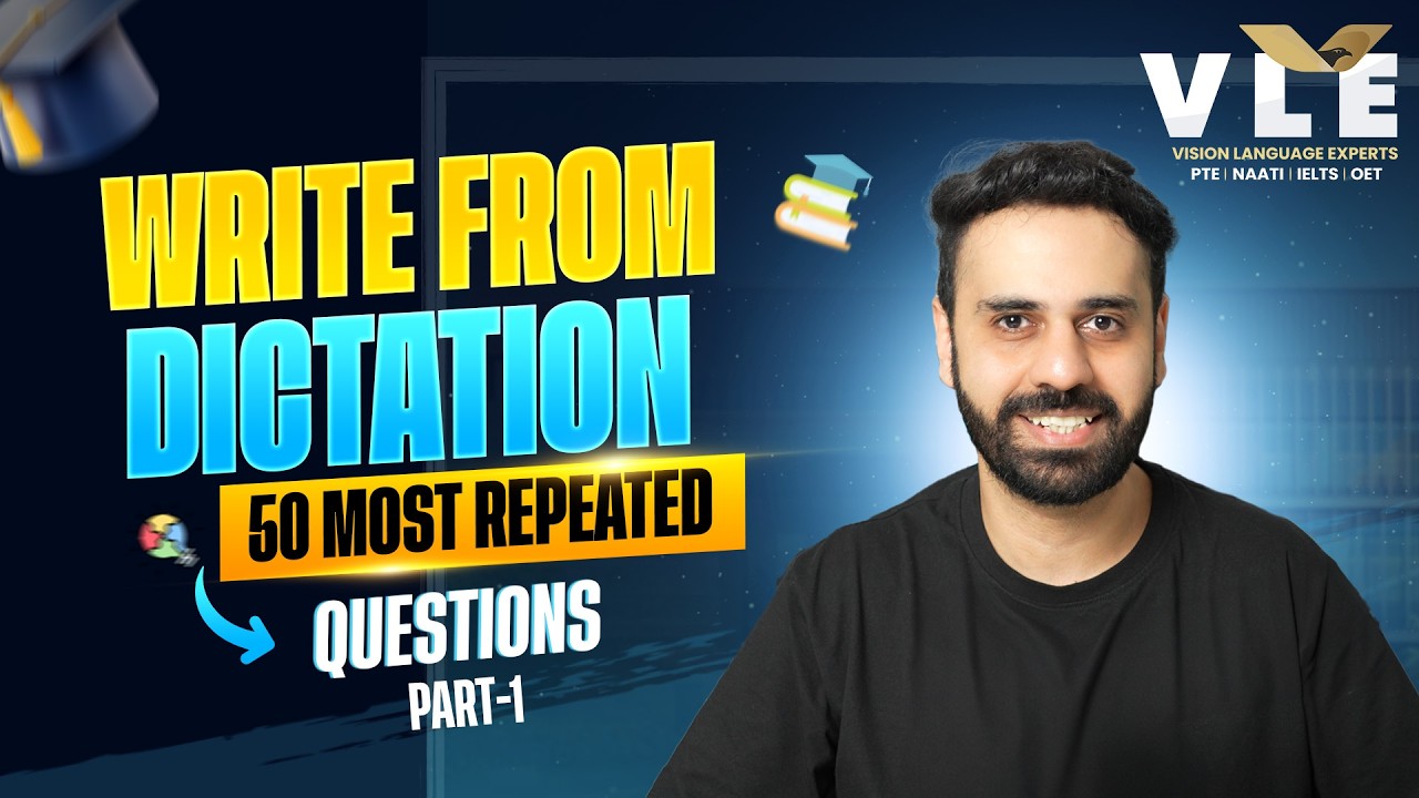 PTE Listening Write From Dictation | Real Exam Prediction April 2026 | VLE