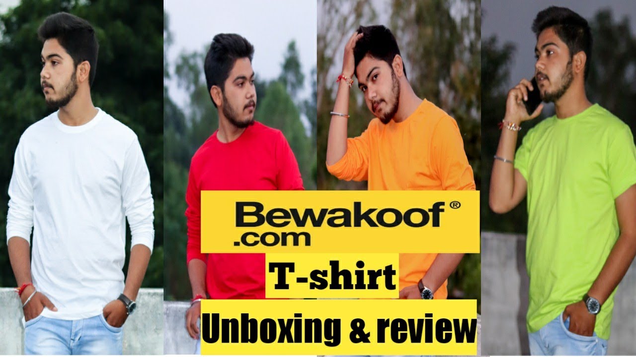 bewakoof.com t-shirt unboxing & full review | Bewakoof T-shirt At Rs.250 Tshirt review in hindi 2020