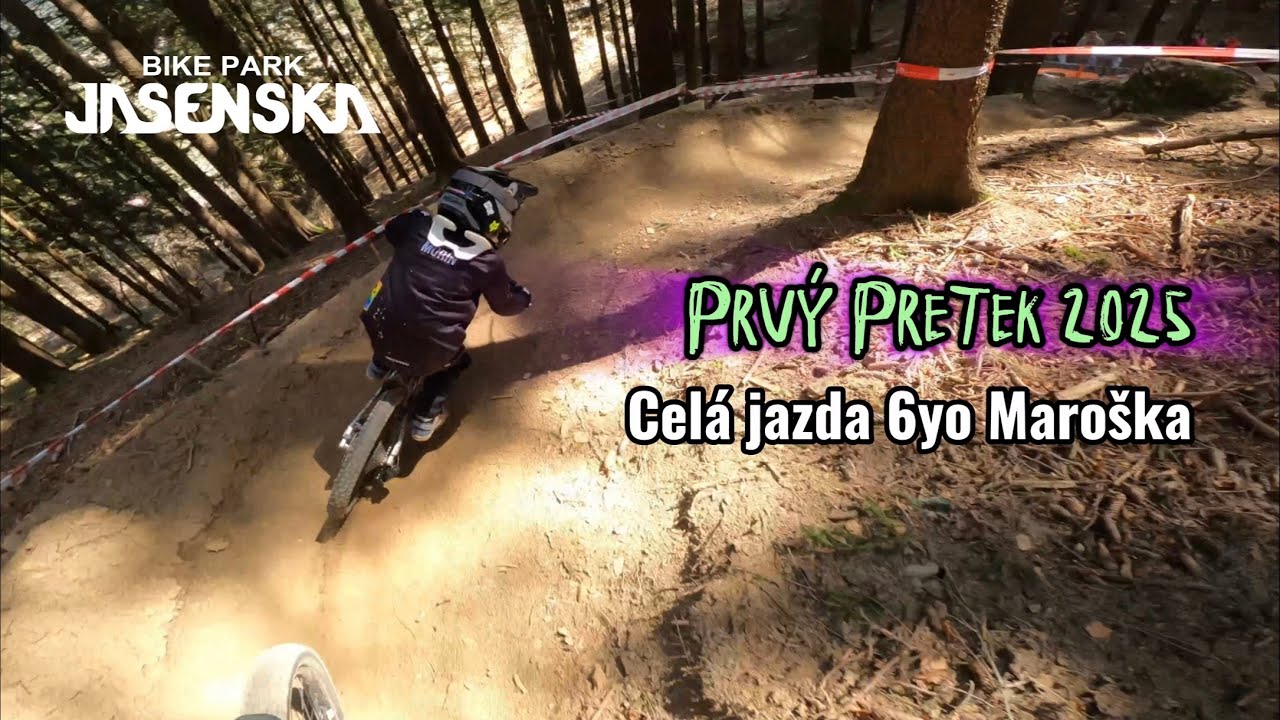 6-ročný na zjazdových pretekoch? Marošková celá jazda na MSDH Ibex Cup 2025 v Bikepark Jasenská