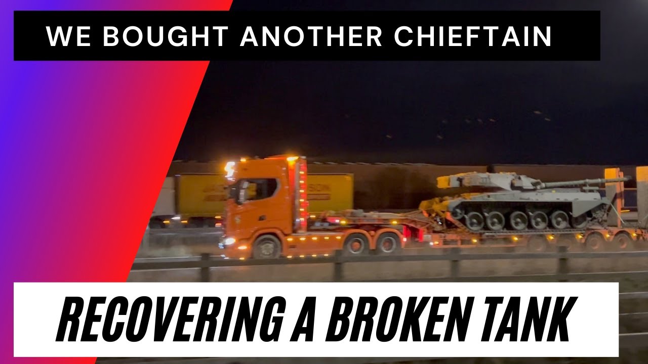 Для восстановления нашего поврежденного основного боевого танка Chieftain мы вызвали специалистов...
