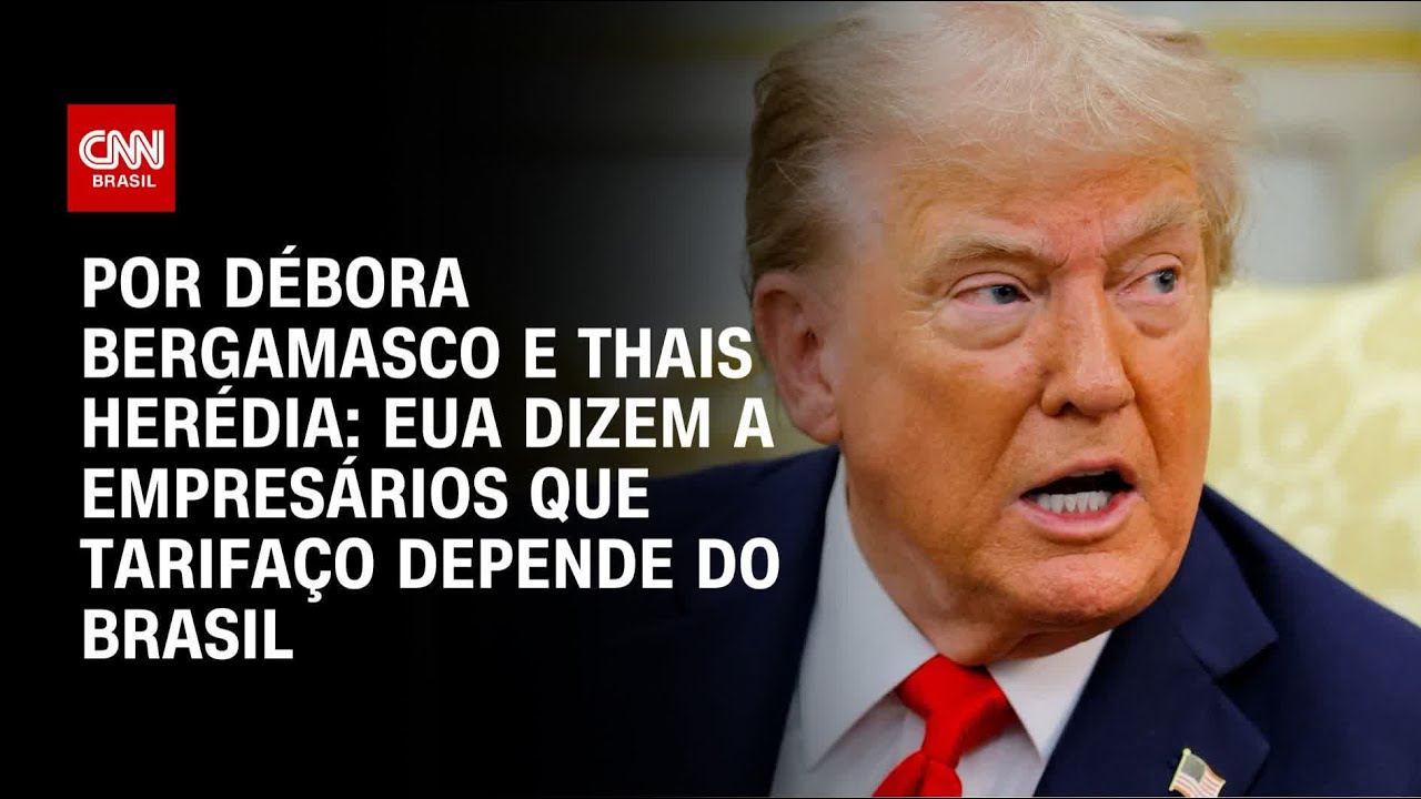 EUA dizem a empresários que tarifaço depende do Brasil | CNN 360º