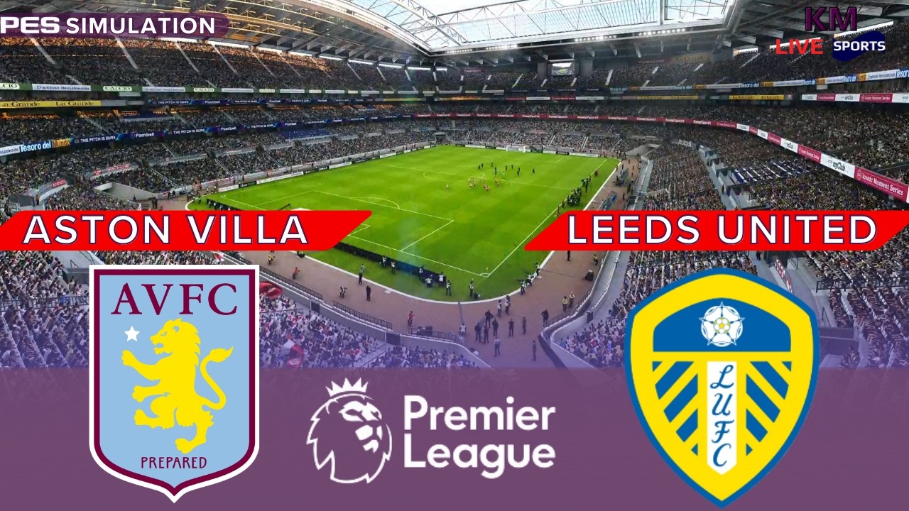 Aston Villa vs Leeds United - Premier League 2025/26 | PES 21 Simulation