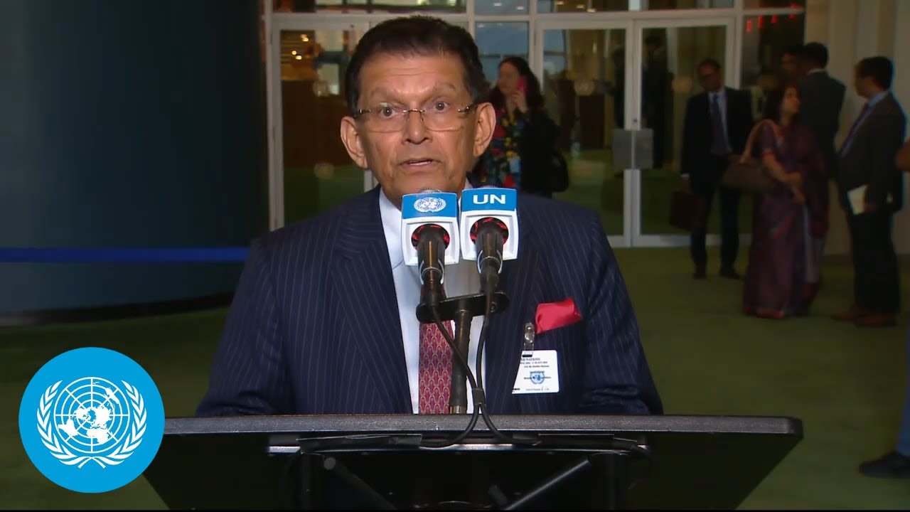President-elect of the General Assembly on his election and priorities - Stakeout | United Nations
