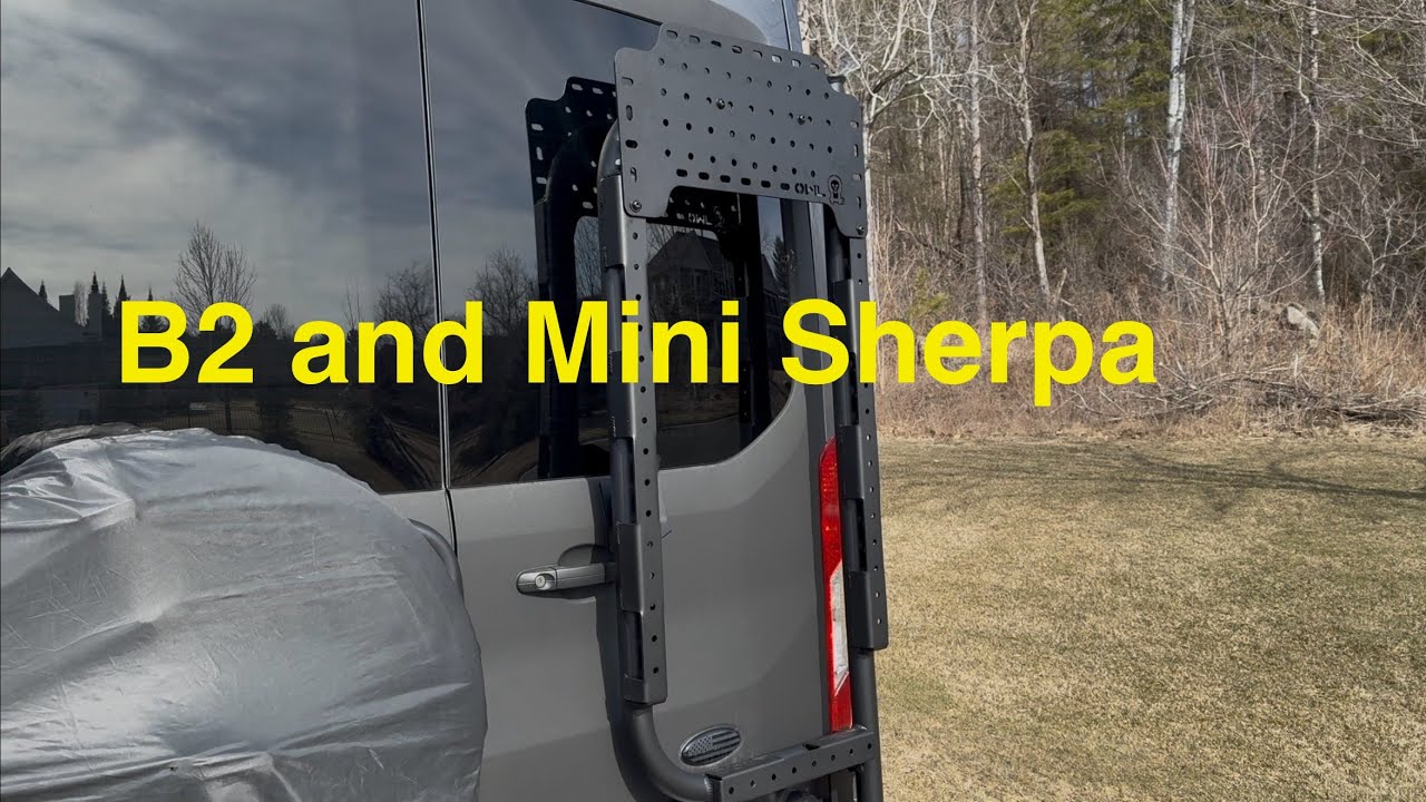 Owl Vans B2 Carrier and a Mini Sherpa Install on a Ford Transit Van