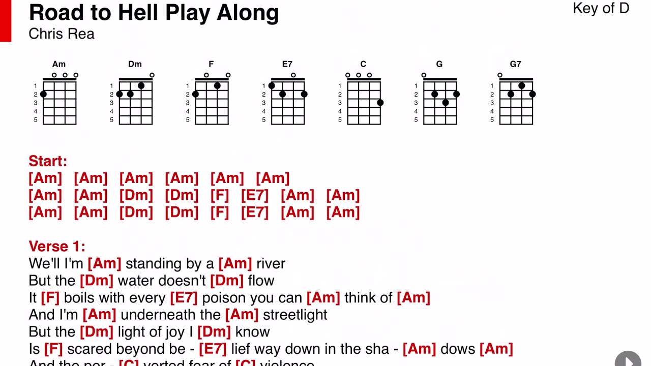 Road to Hell -  Chris Rea - ONSONG