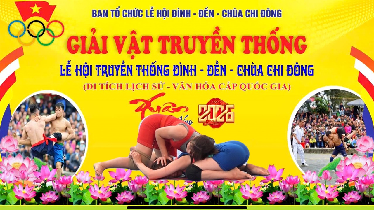 Live Vật Truyền Thống đình đền Chi Đông 2026