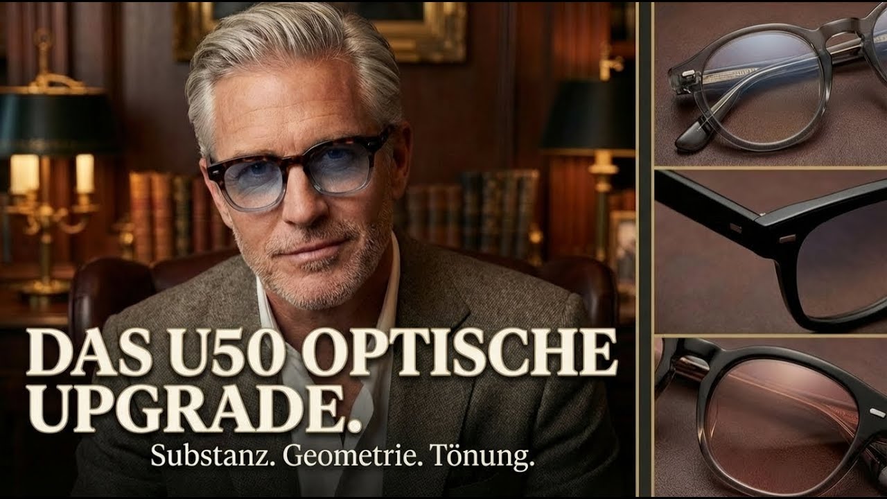Wie man die richtige Brille ab 50 auswählt: Die 3 Regeln für optische Autorität