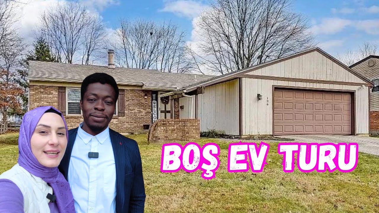 AMERİKA’DA 309 BİN DOLARLIK 3+2 YENİ EVİMİZİN TURU 🏡 (Tadilat Öncesi Boş EV TURU)