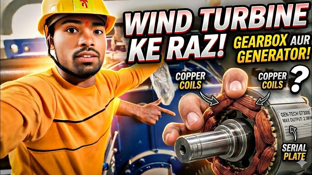 Wind Power Ka Asli Sach! Gearbox Aur Generator Ki Poori Jankari 