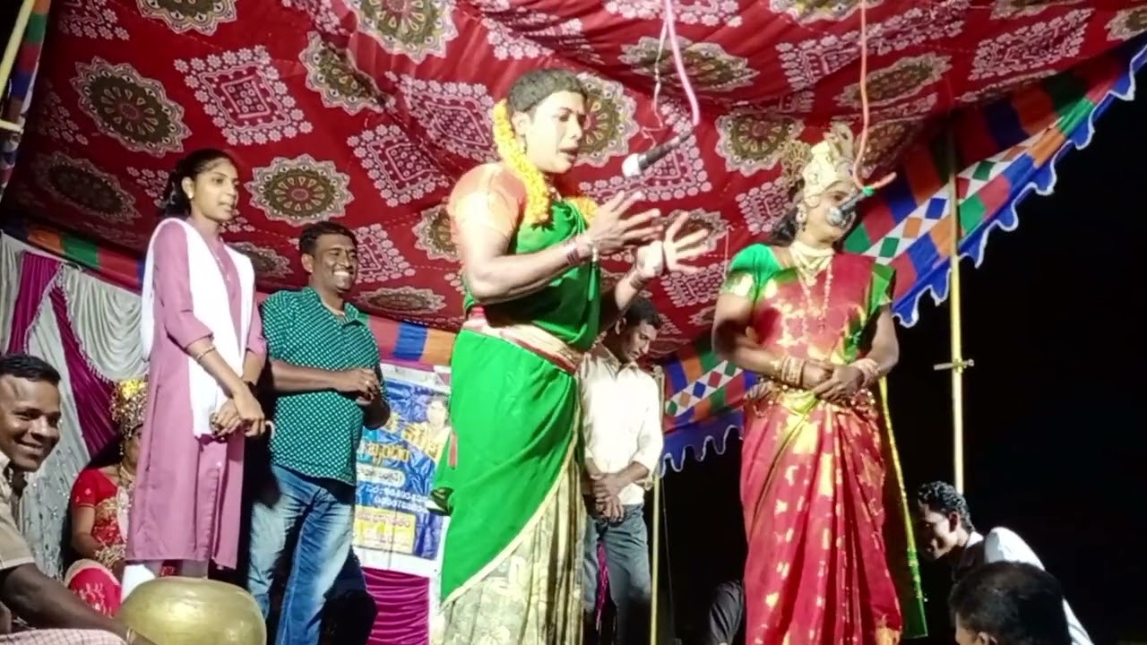 పొందూరు శివ భాగవతం Part 5లో నాగరాజు, తవిటి నాయుడు & గౌరీల మధ్య చక్కనైన కామెడీ #hyma #youtube #comedy