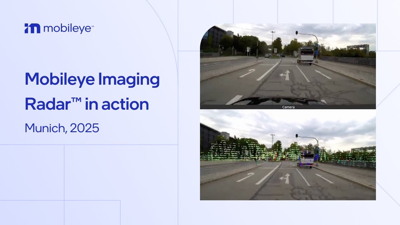 Mobileye Imaging Radar™ in action - Munich