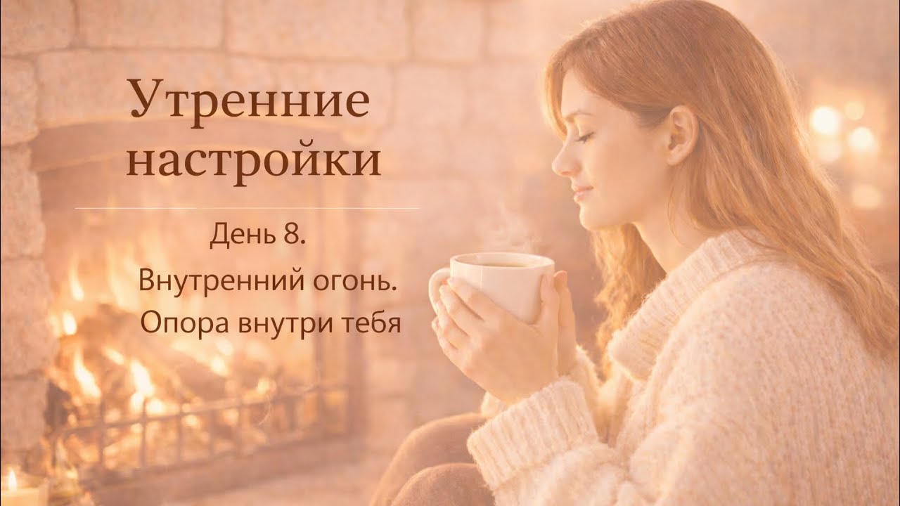Внутренний огонь ✨ Опора внутри себя. Утренняя настройка. 