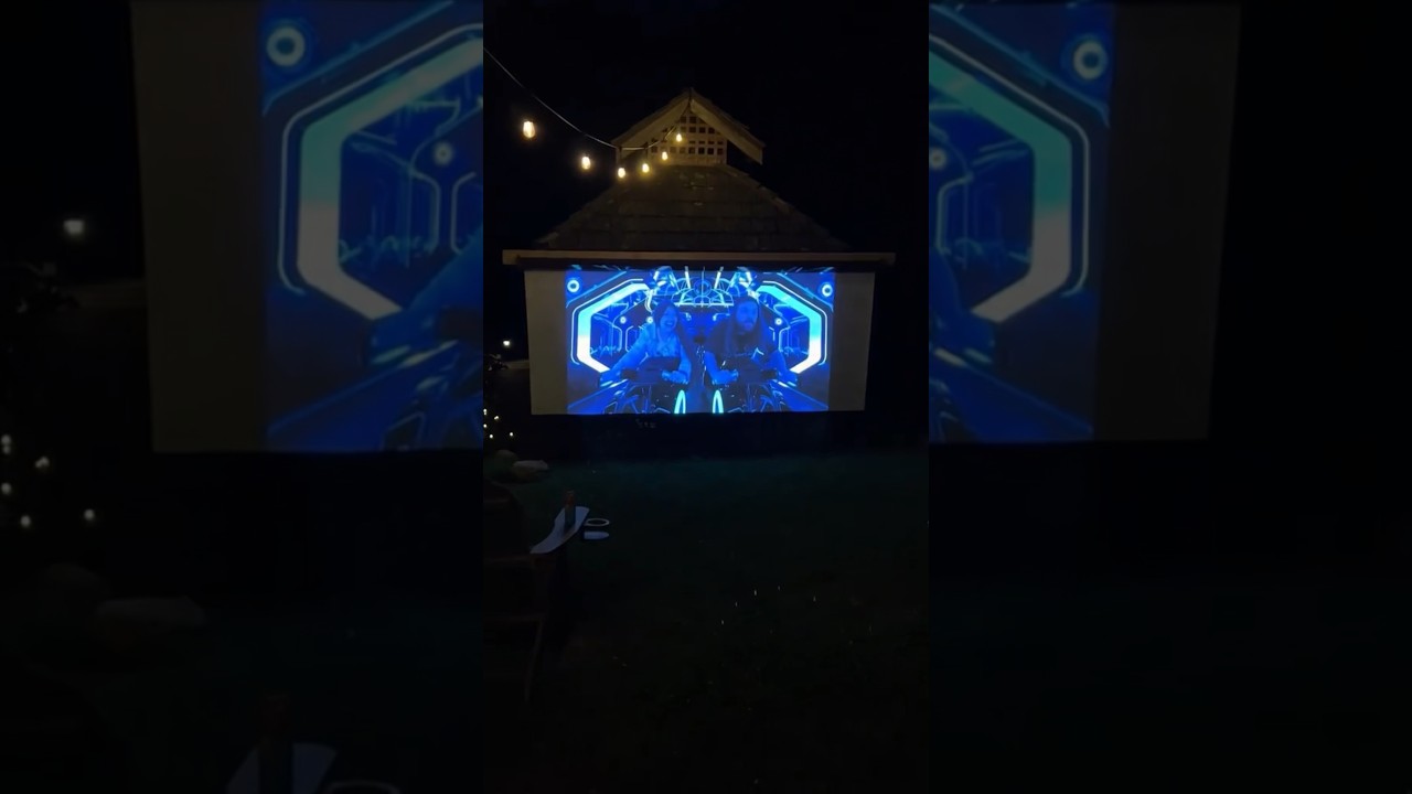 Outdoor movie night 🎬🍿🌳