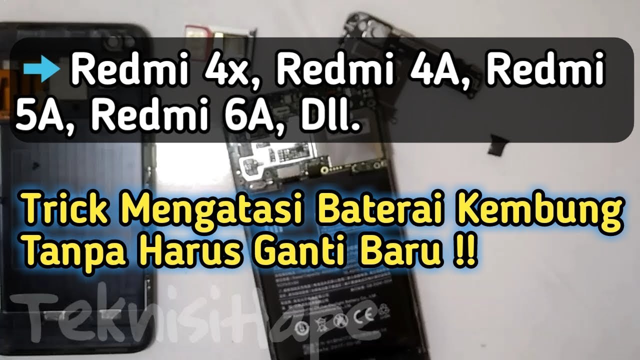 Trick Mengatasi Baterai Kembung Tanpa Harus Diganti Baru