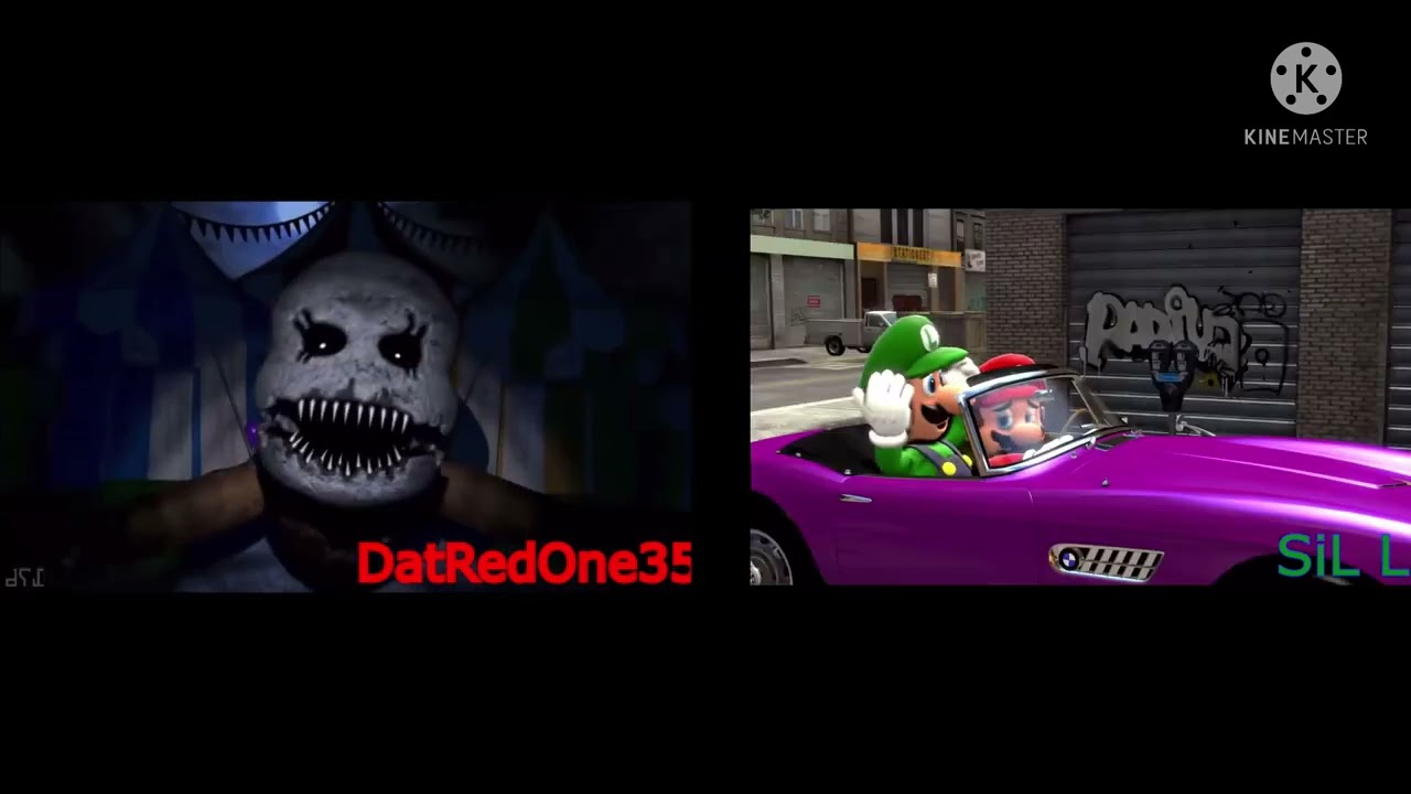 Grand Theft Mario & FNAF Sparta Remix (Mashup)