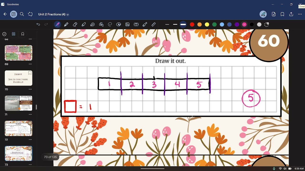 Dividing Fractions visually