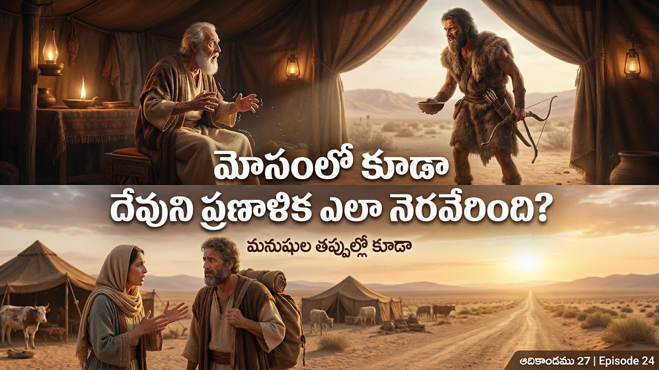 మోసంలో కూడా దేవుని ప్రణాళిక ఎలా నెరవేరింది? | ఆదికాండము 27:30–46 | Animated Bible Story | Episode 24