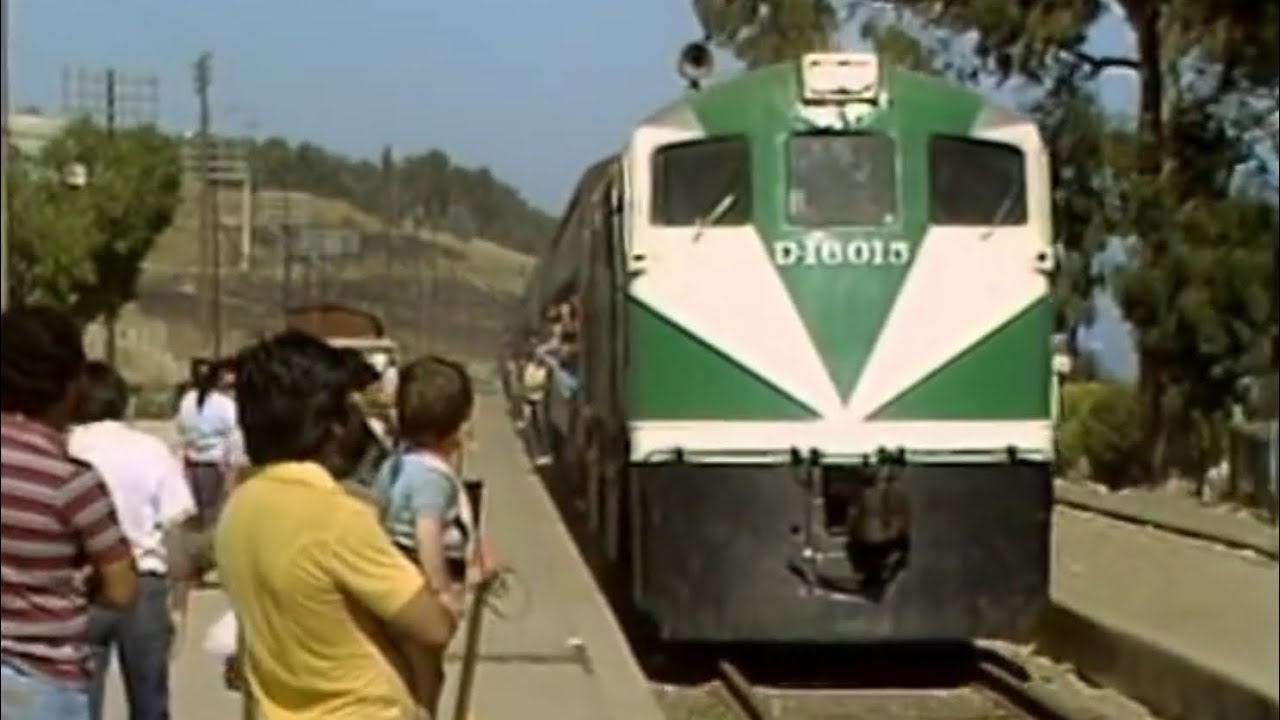 Tren Alameda- Cartagena 1984, imágenes entre San Antonio y Cartagena,  Chile.