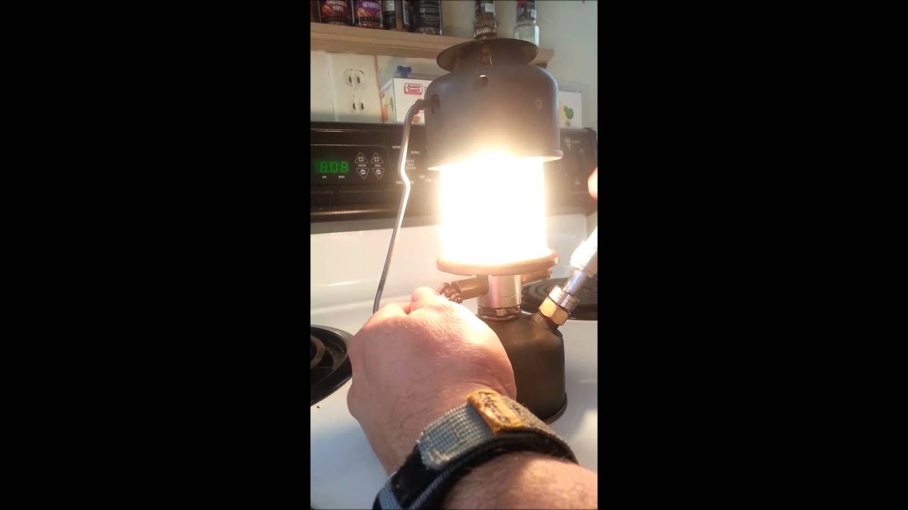 Home built DIY Gasoline Lantern