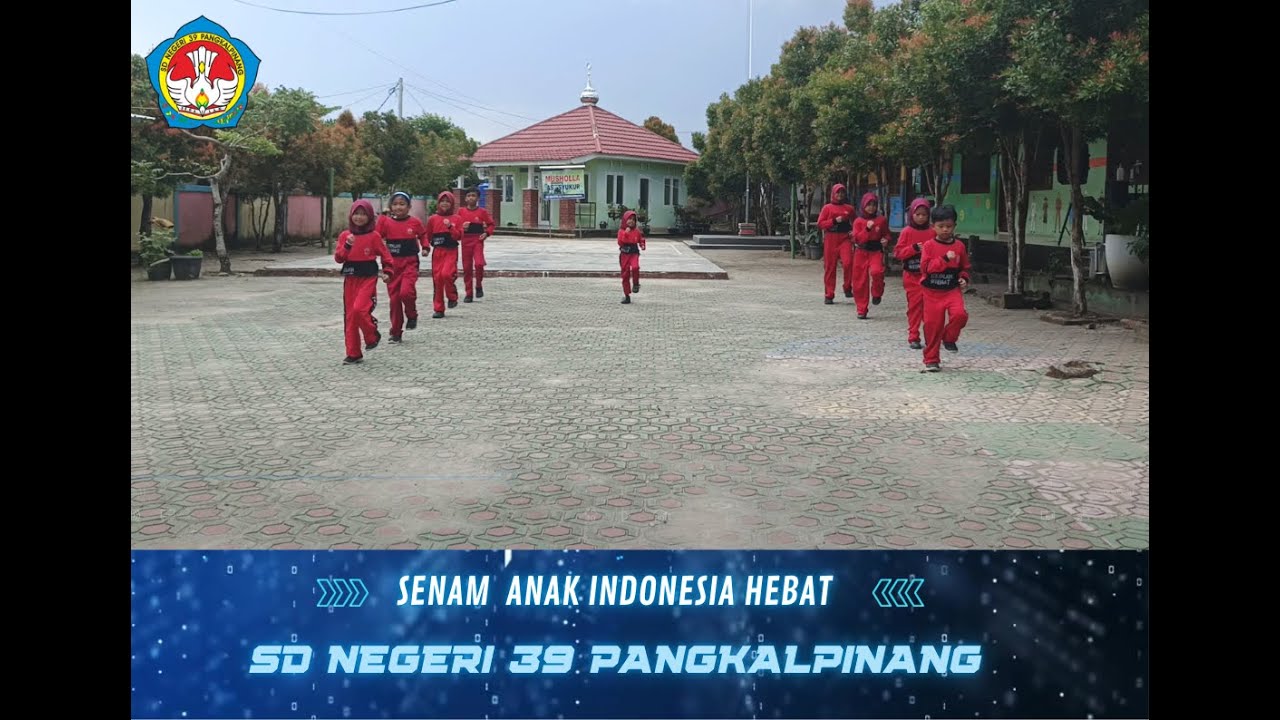 Lomba Senam Anak Indonesia Hebat 2025_SD Negeri 39 Pangkalpinang_ Kepulauan Bangka Belitung
