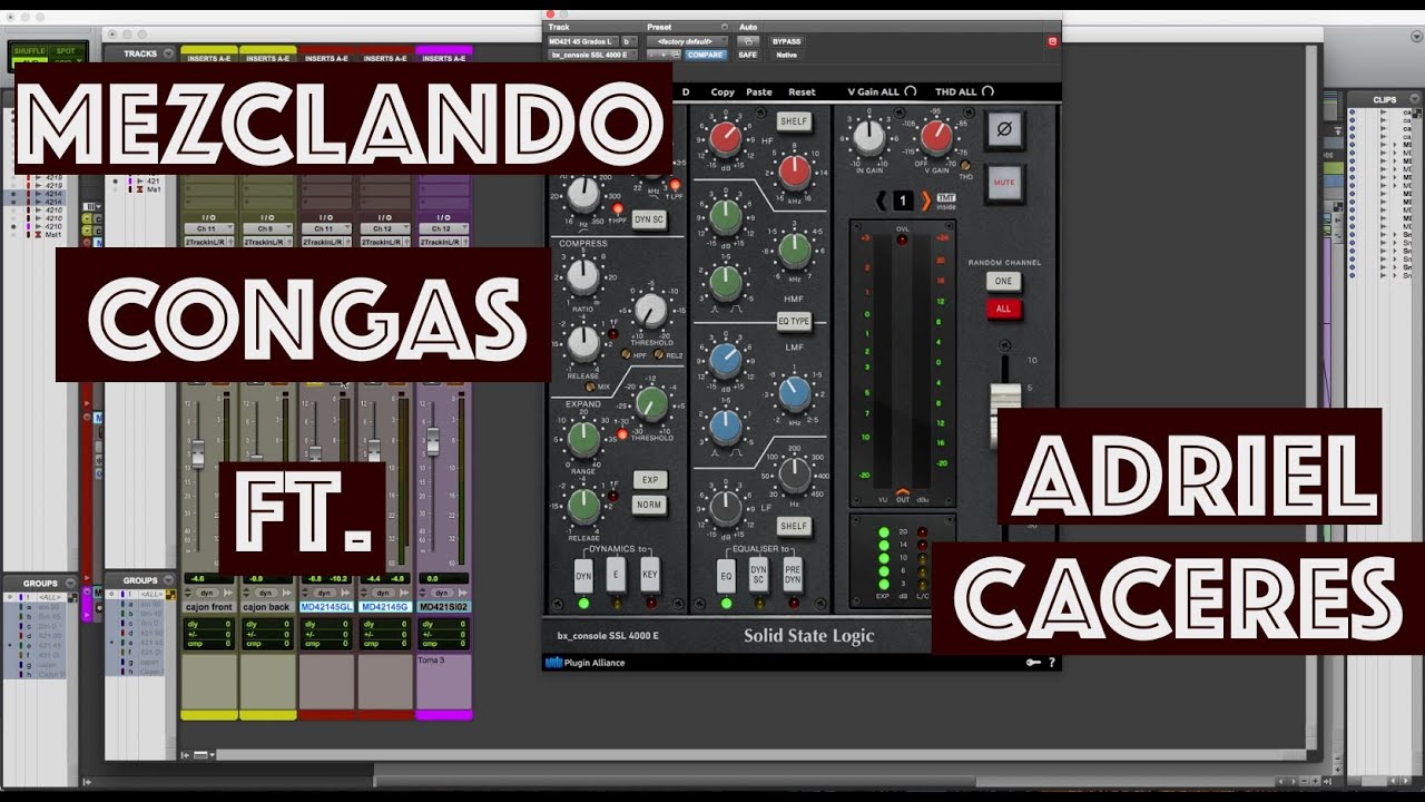 Mezclando Congas Ft Adriel Cáceres