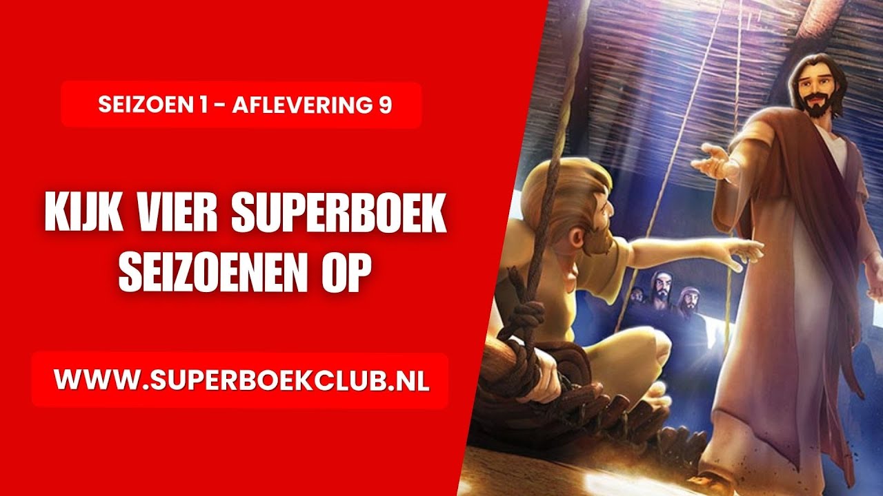 De wonderen van Jezus - Seizoen 1 Aflevering 9 - Kijk seizoen 3 en 4 op www.superboekclub.nl