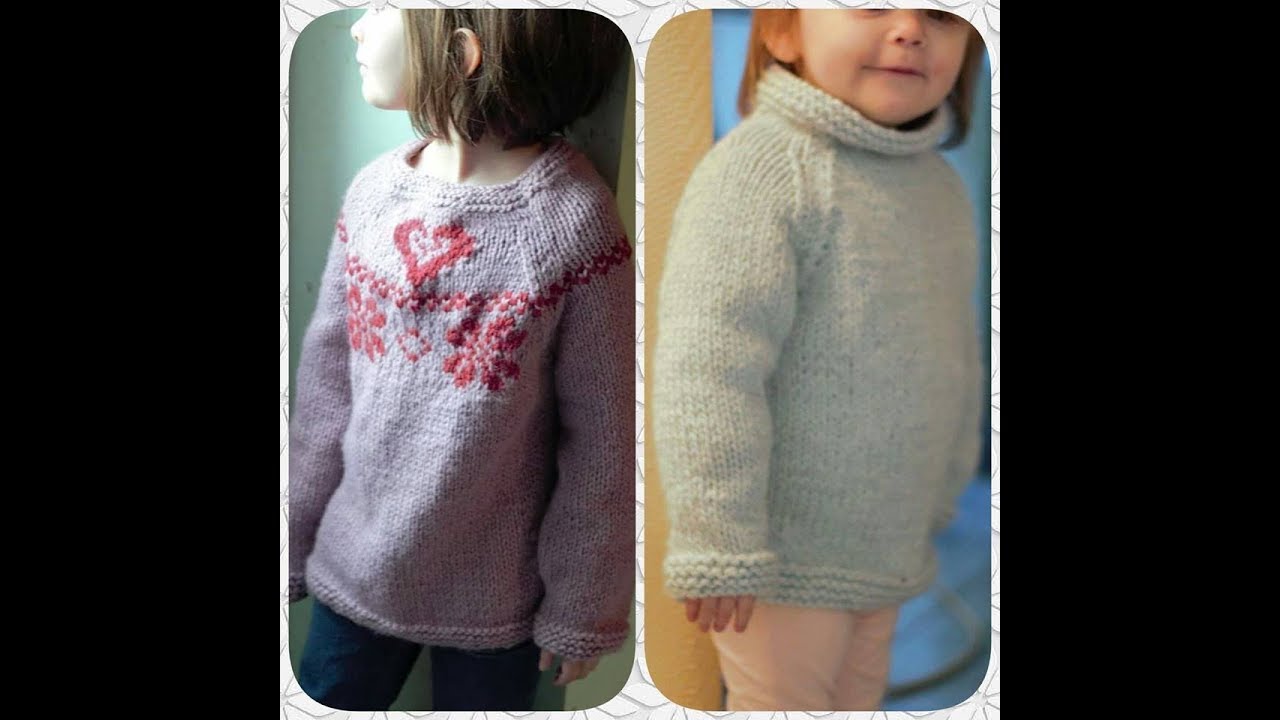 Tricot facile: Pull easy enfant (de 2 à 10 ans)